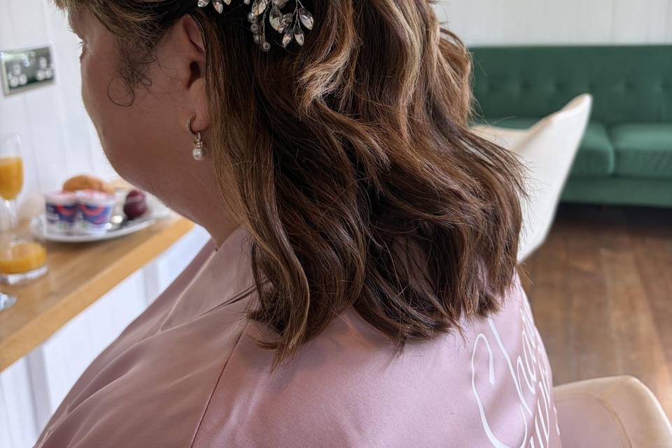 Bridesmaid hair