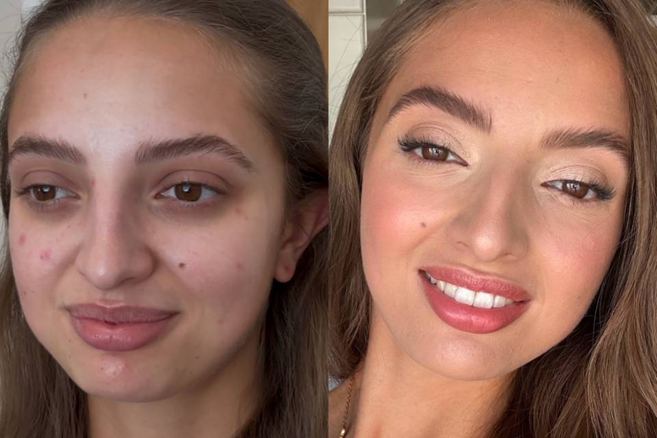 Bridal before and after