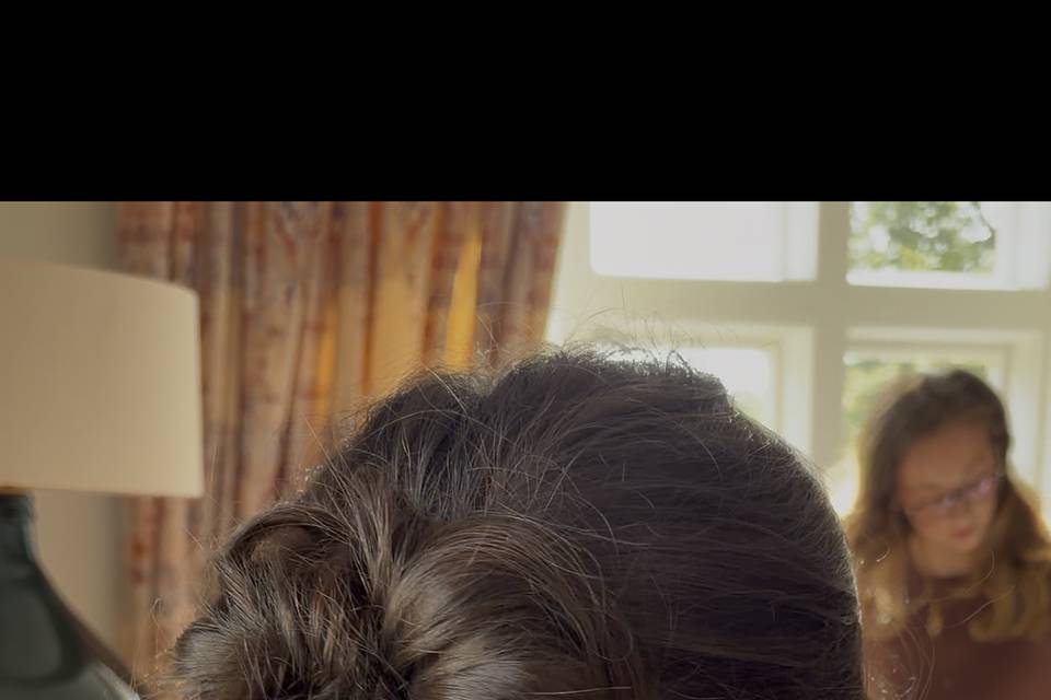 Bridal hair