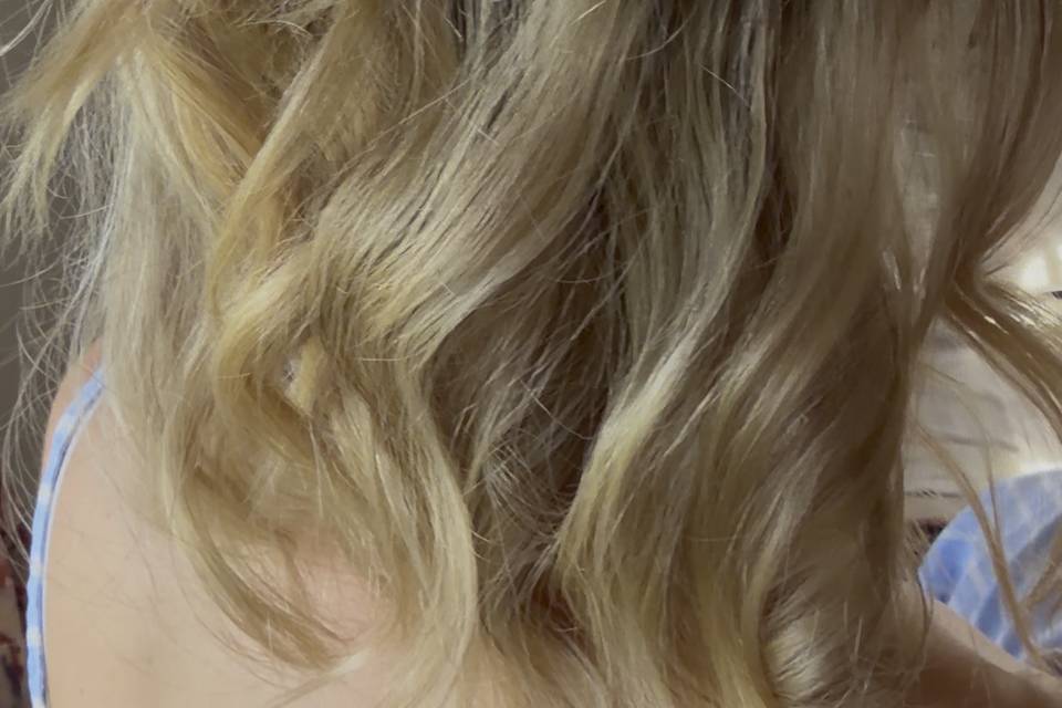 Bridesmaid hair