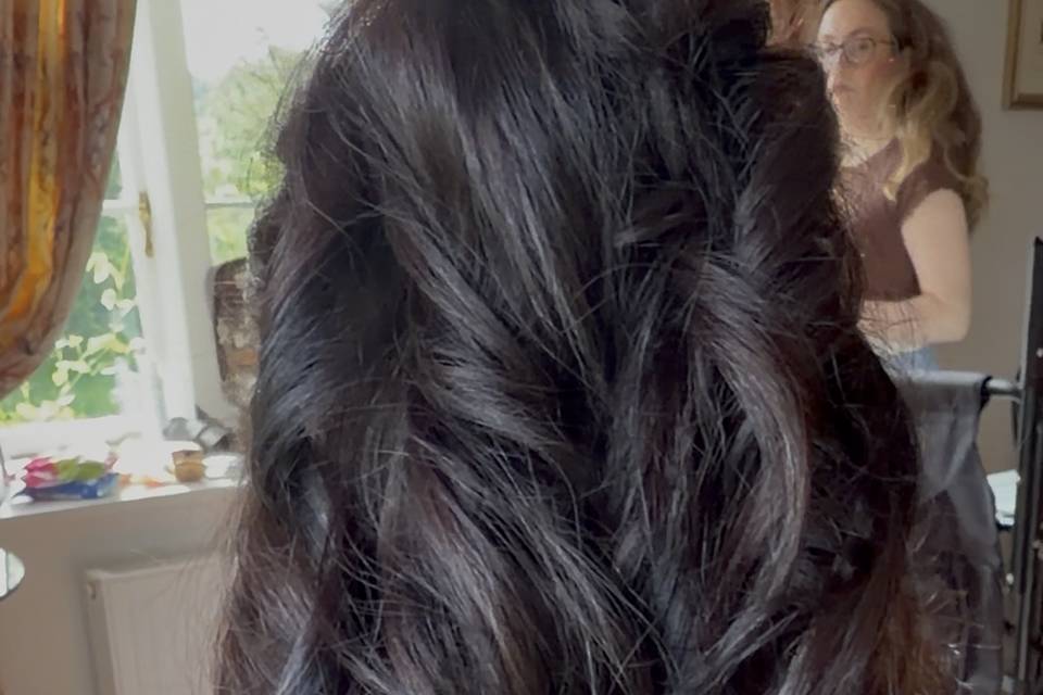 Bridal hair