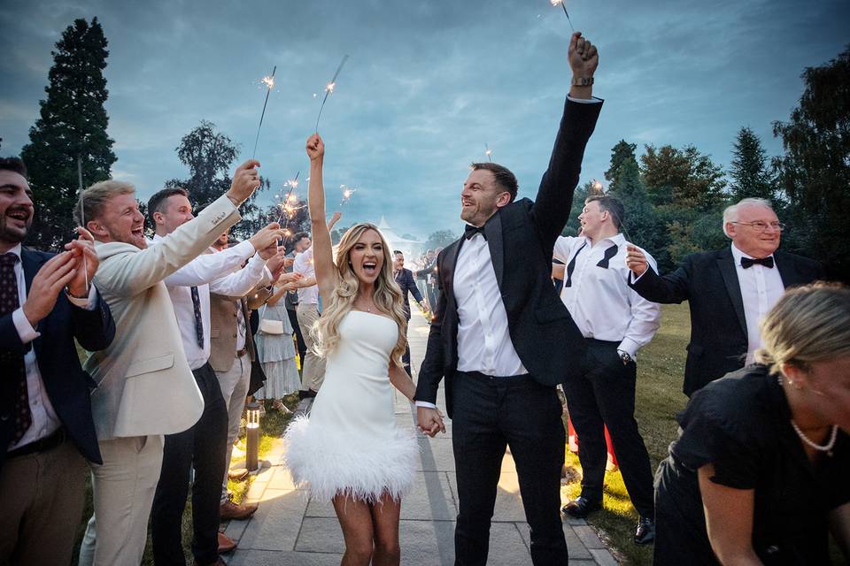 Sparkler shot