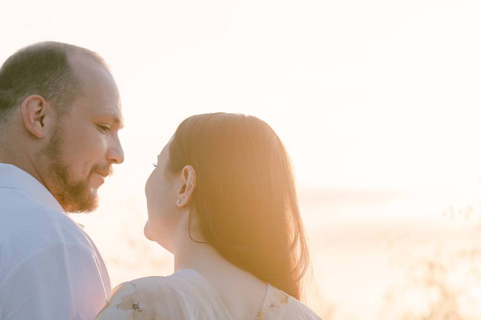 Golden Hour engagement shoot