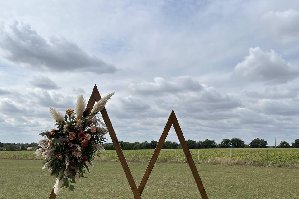 Modern Wedding Arch