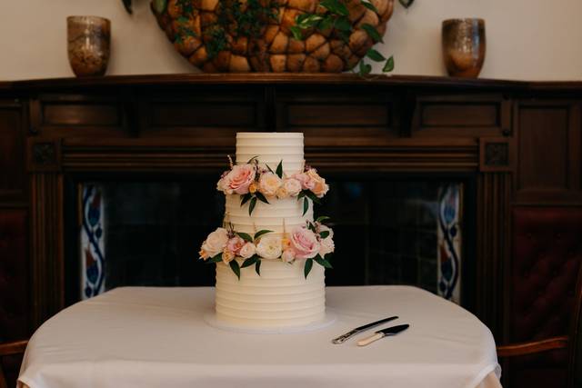 Three tier floral crown