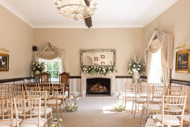 Decorated Indoor Ceremony Room