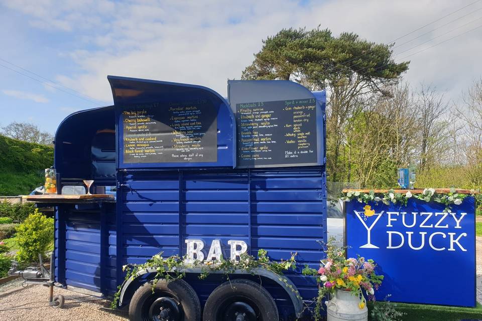 Fuzzy Duck mobile bar