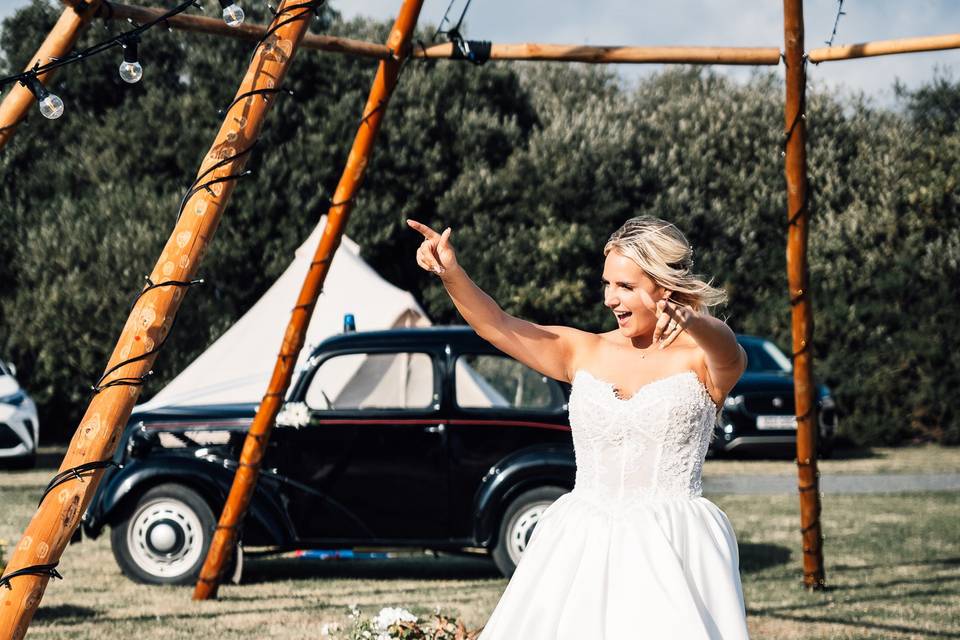 Bride's entrance
