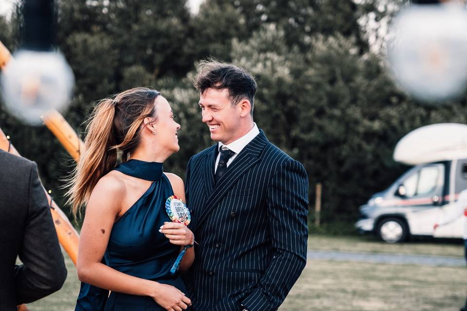 Couple Smiling