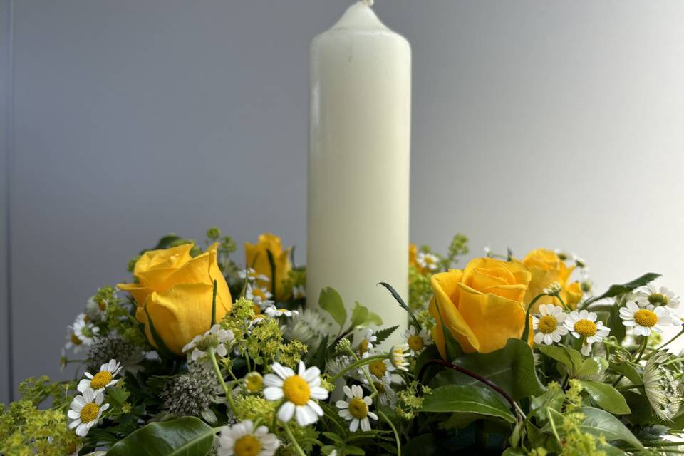 Candle centrepiece