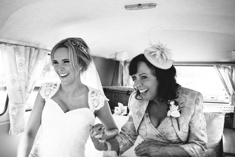 Bride and her mother