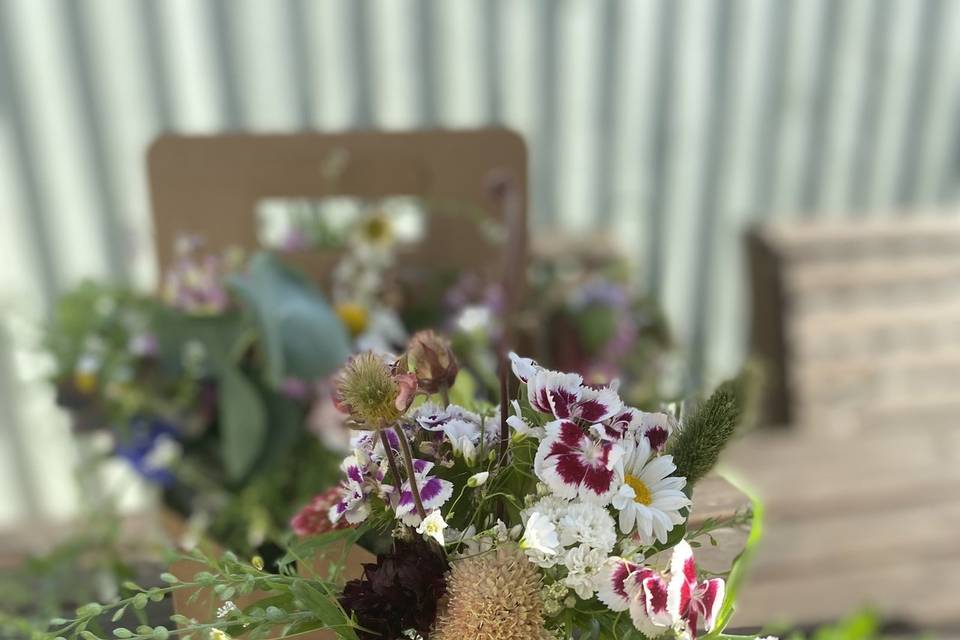 Jam jar posies