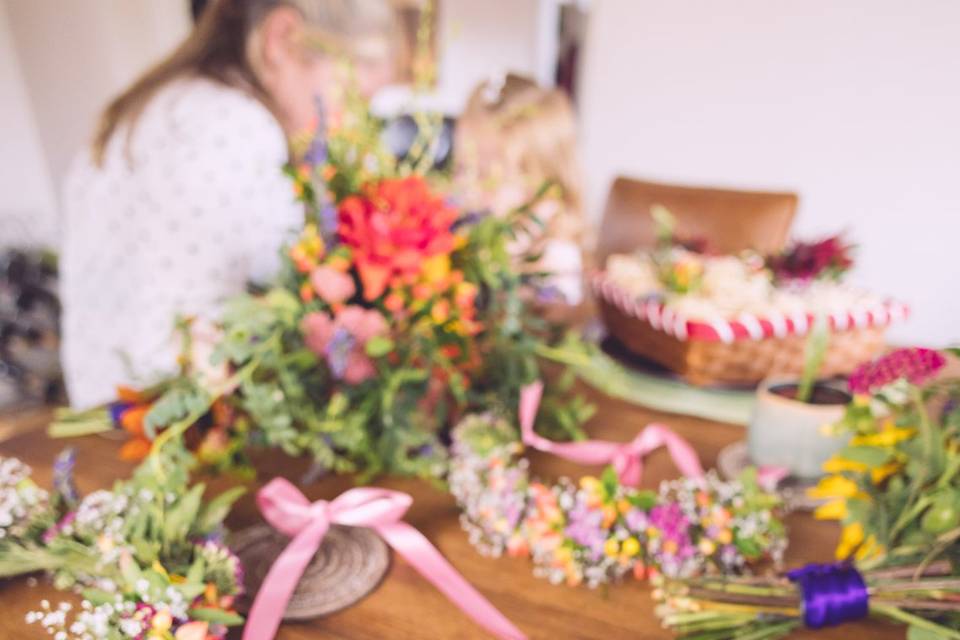 Flower girl crowns - July