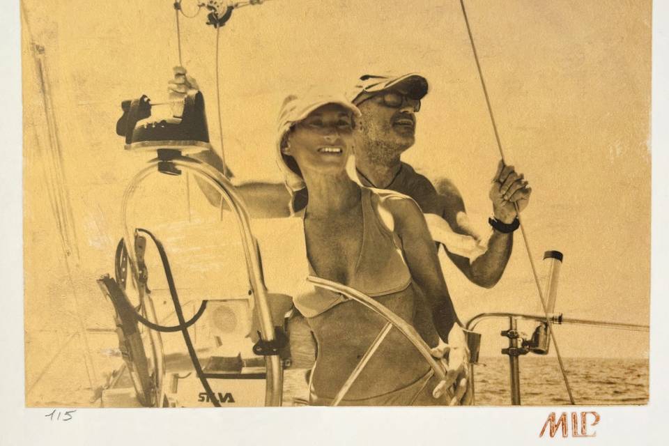Honeymoon on a boat