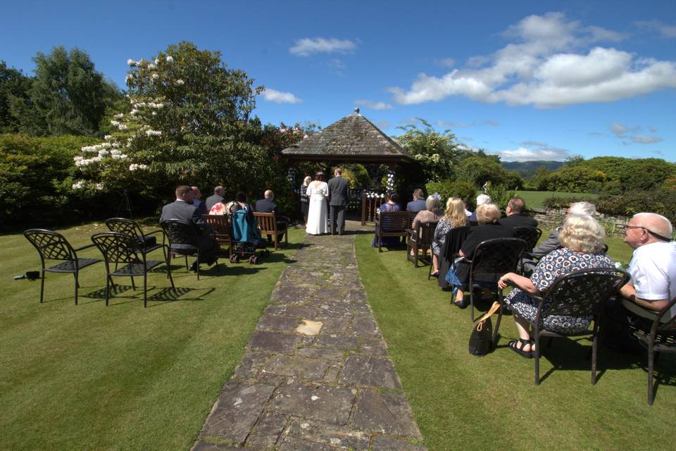 Outdoor ceremony