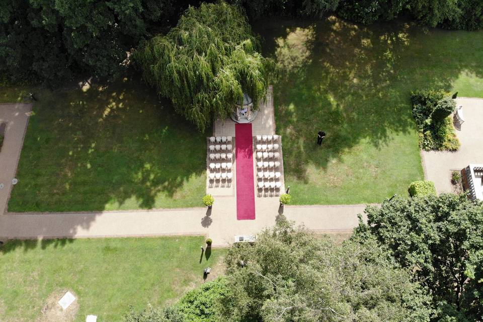 Ceremony from above