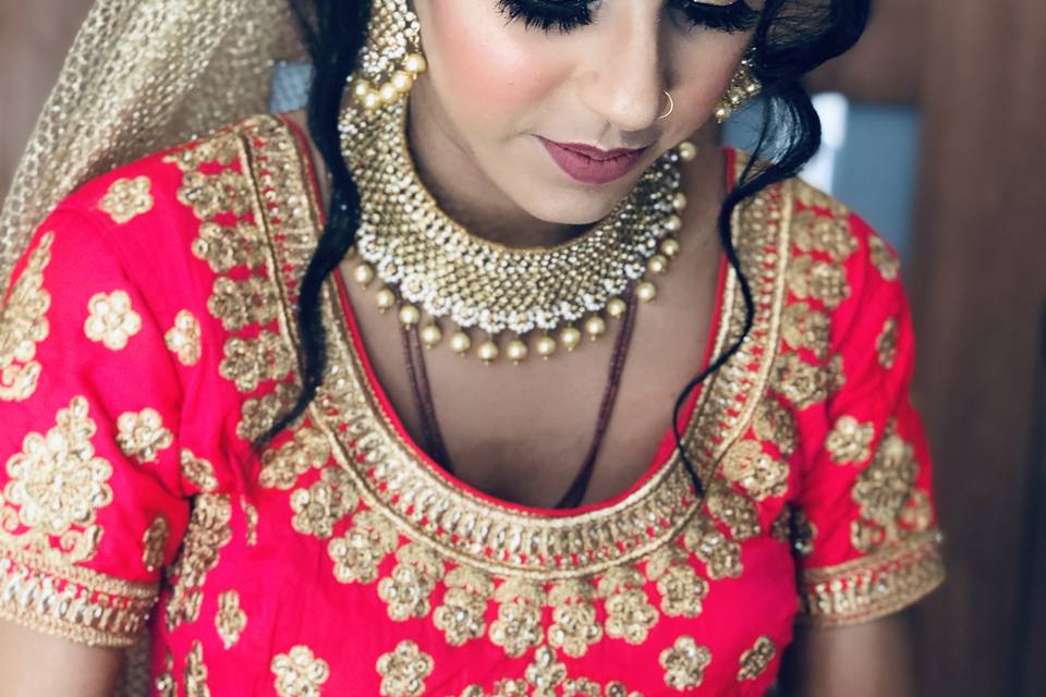 Asian bridal hair and makeup