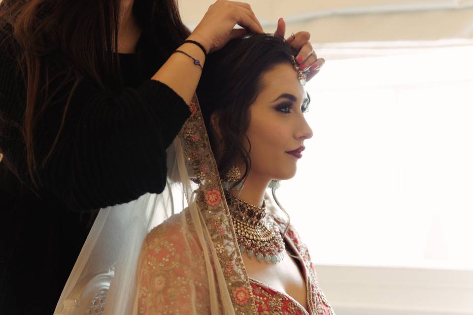 Hair and makeup
