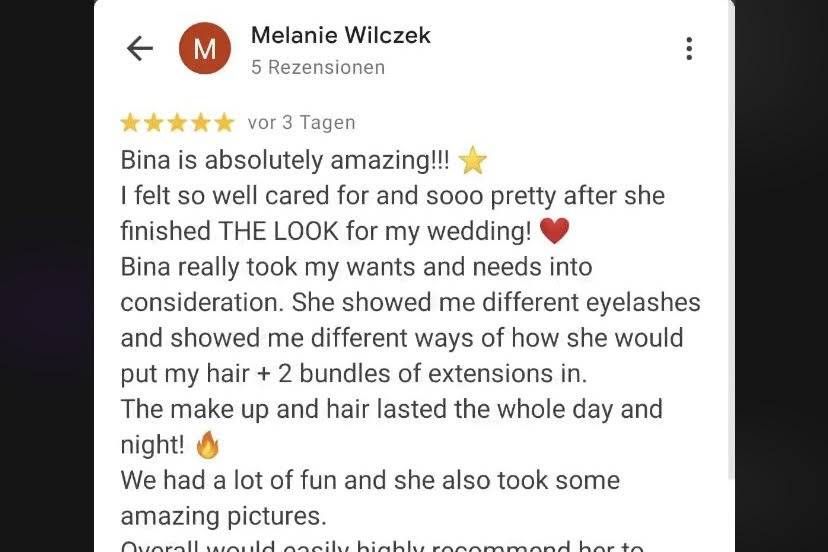 Bridal Review