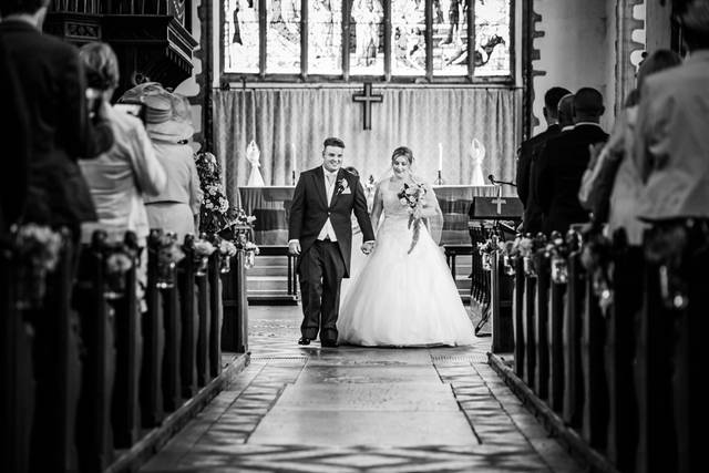 Walking down the aisle