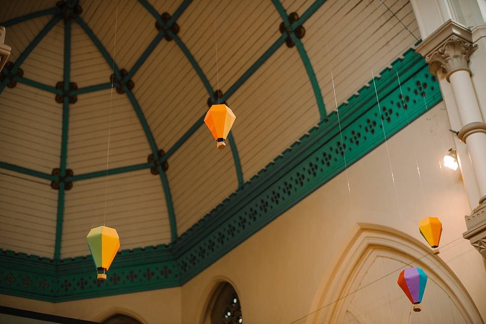 Balloon decor at The Elmgrove - Claire Fleck