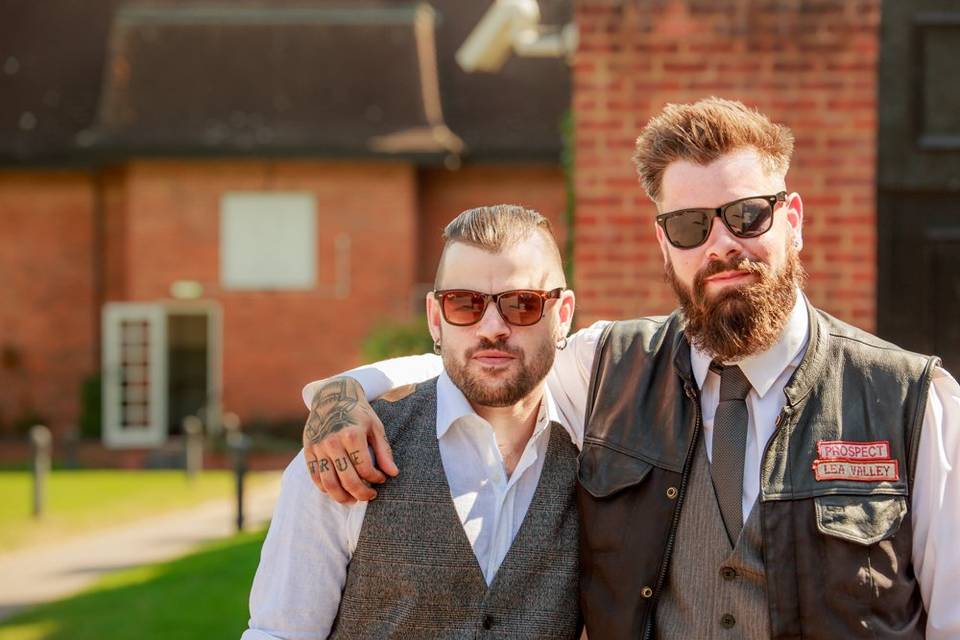 Groom and best man