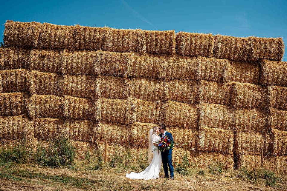 Hay in late summer