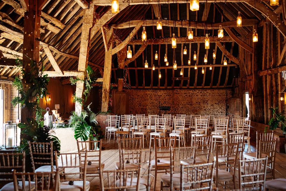 Sussex Barn ceremony