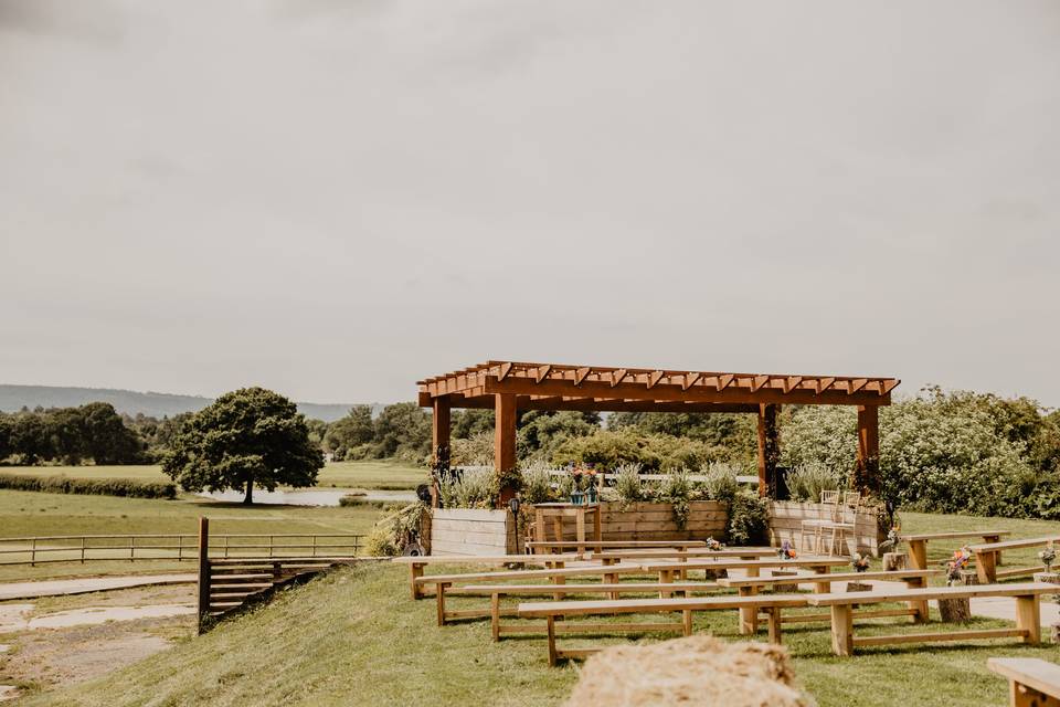 South Downs Ceremony View