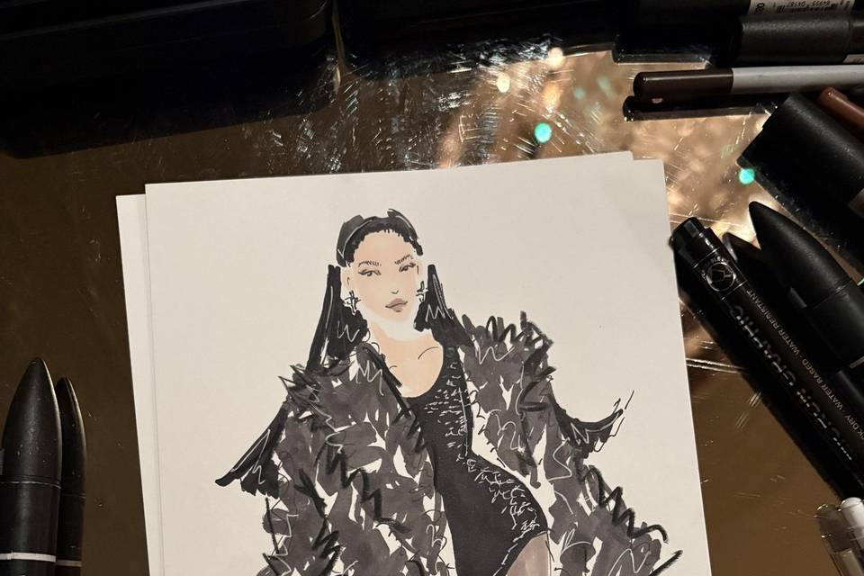 Fashion illustration A5