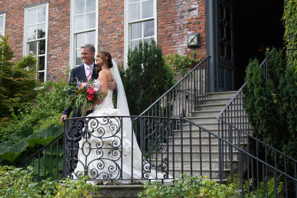 Newlyweds portrait