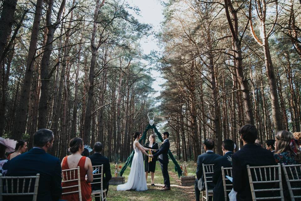 Woodland wedding