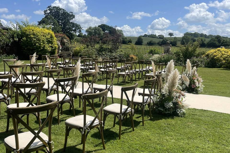 Outdoor ceremony