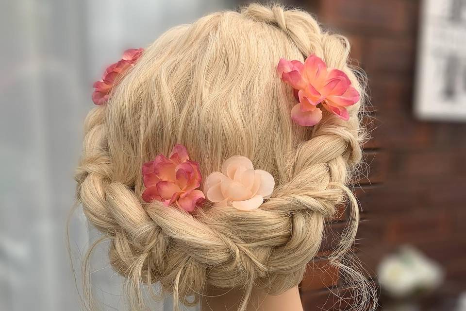 Boho crown braid