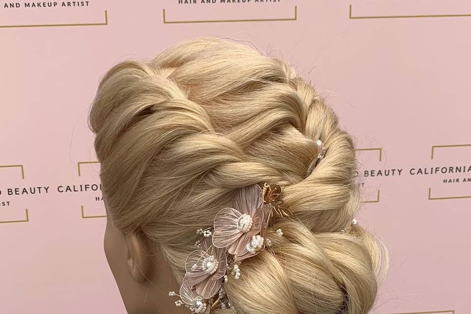 Twisted updo