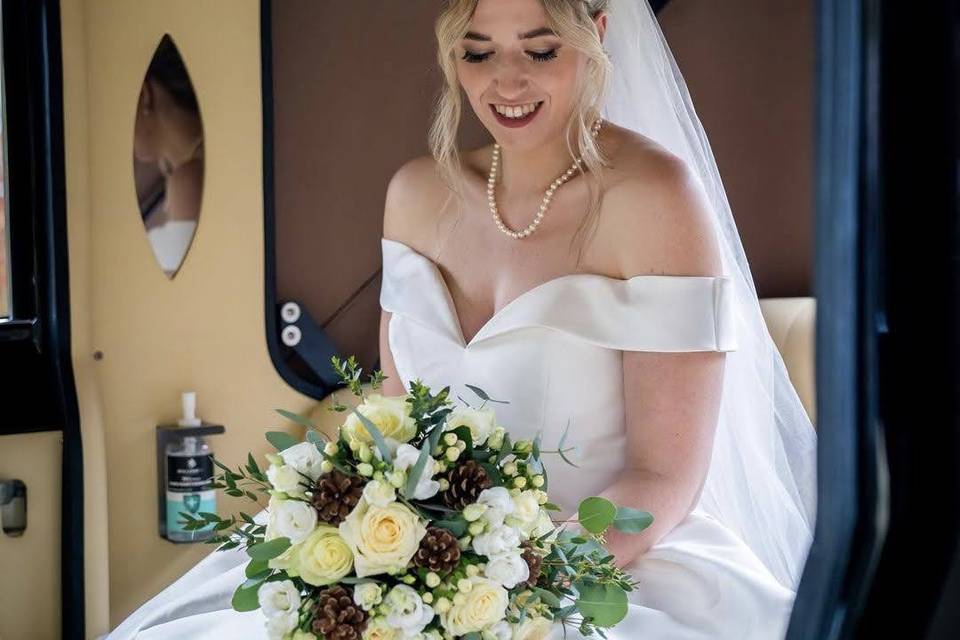 Bride. hair and makeup