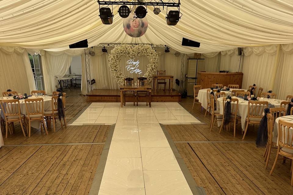 Aisle it to dance floor