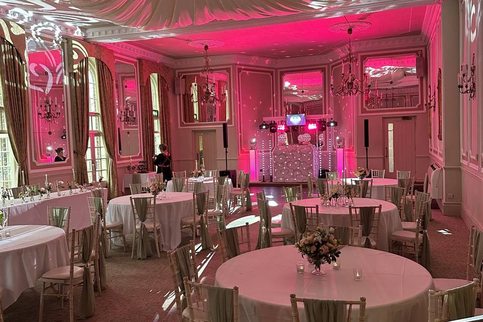 Wedding set up at Ringwood