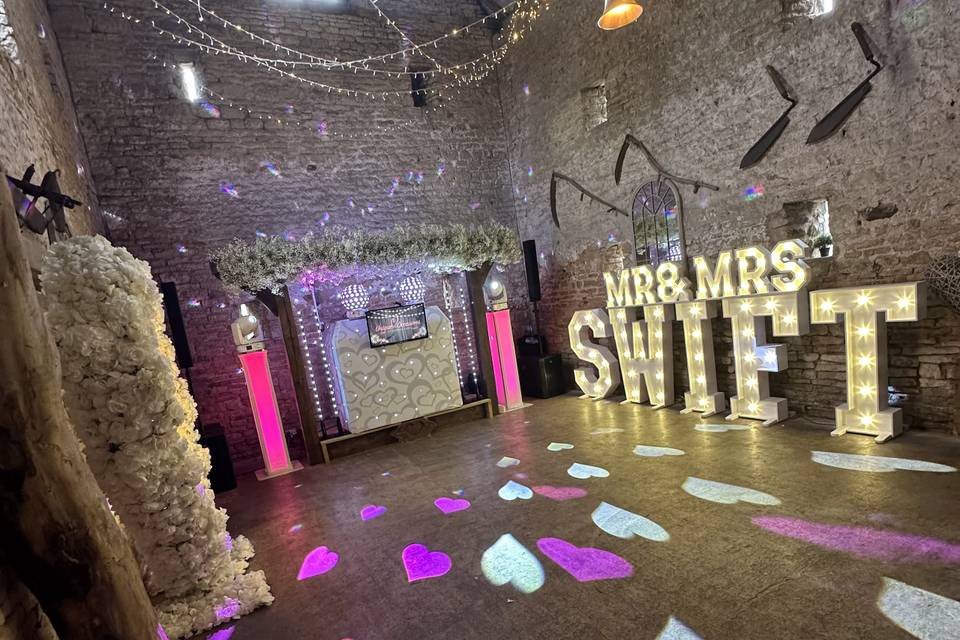 Wedding set up unique occasion