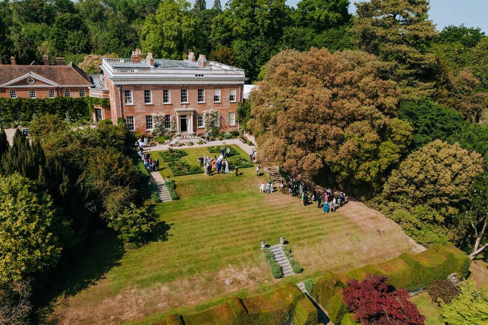 Georgian House Aerial