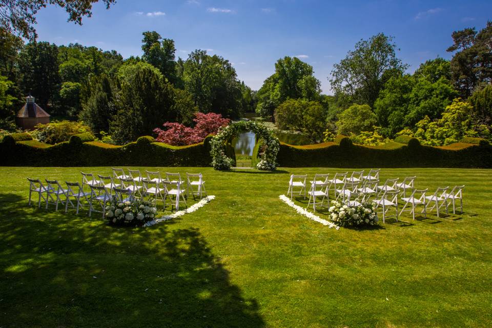 Outdoor Ceremony by lake