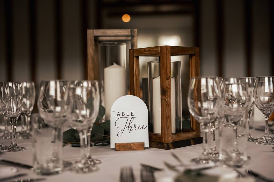 Arched table names