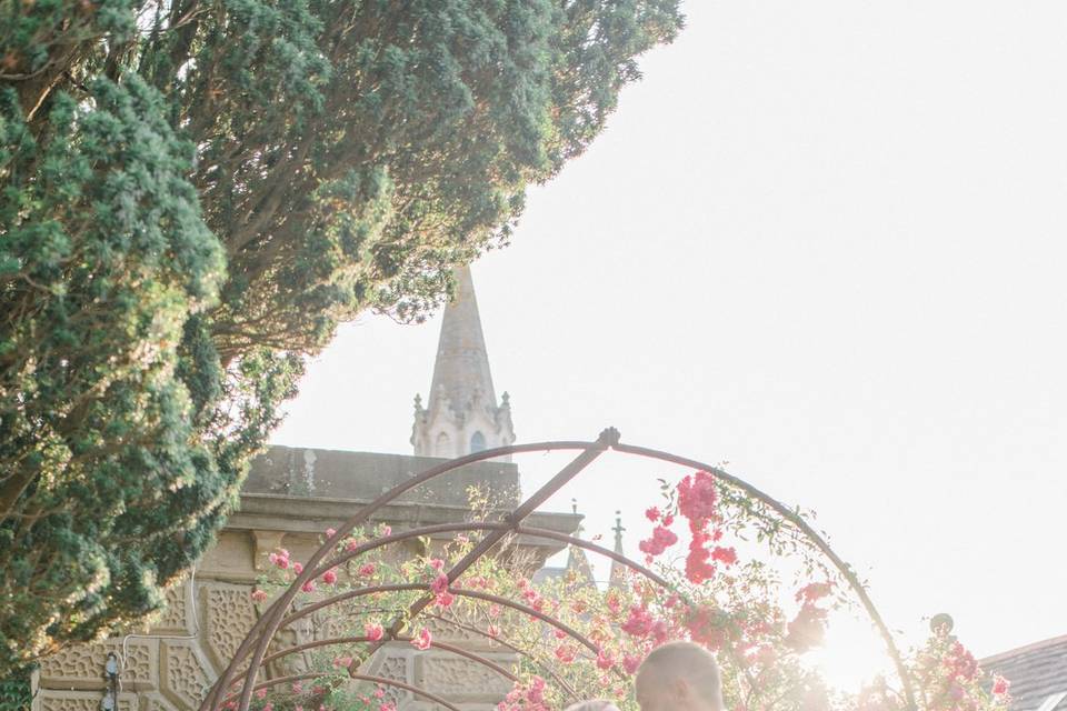 Flower archway