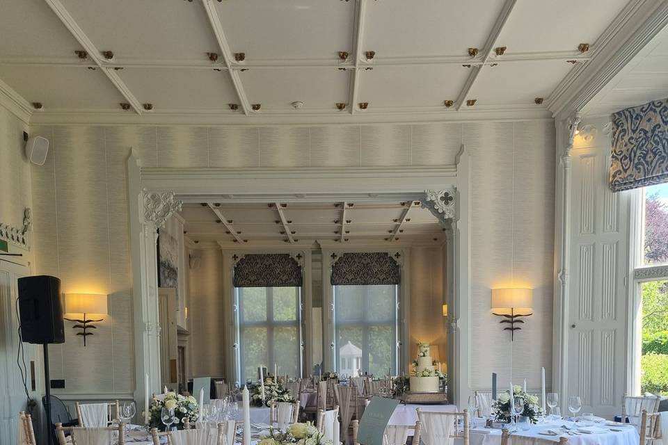 Main dining room wedding