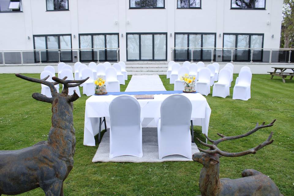 Outdoor ceremony