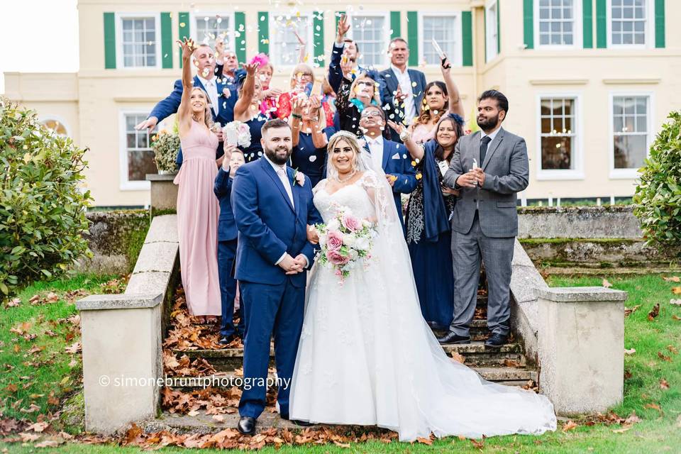 Confetti shot at The Lawn