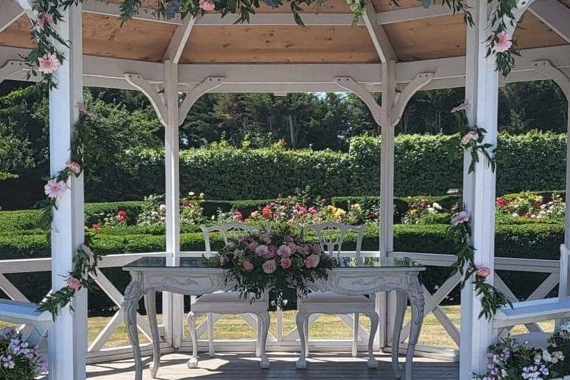 Wedding Gazebo at The Lawn