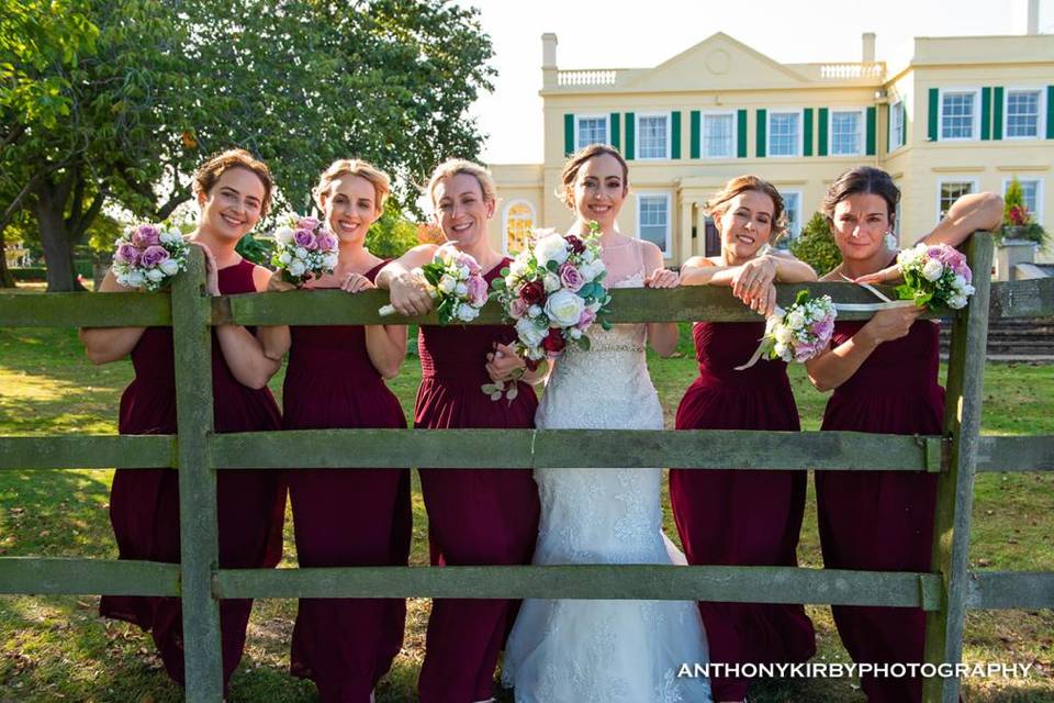 Bridal shot at The Lawn