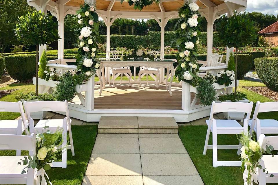 Wedding Gazebo at The Lawn