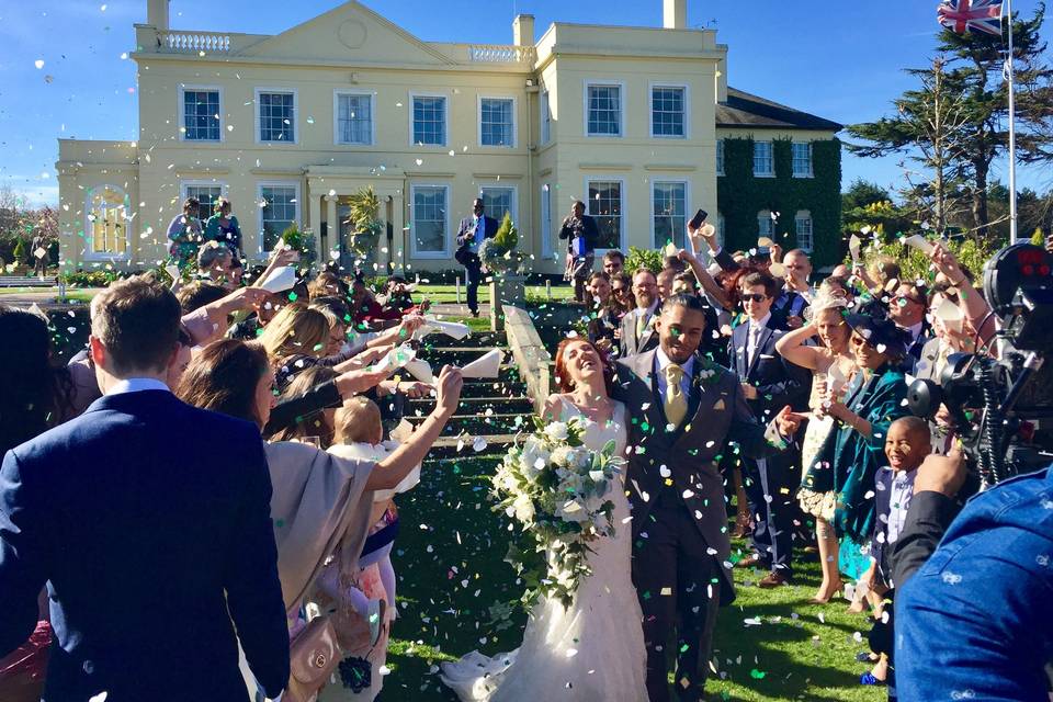 The Lawn Confetti shot